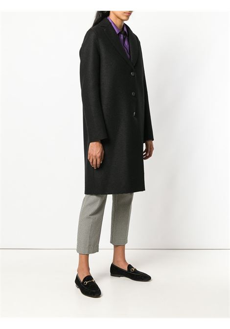 Black single-breasted virgin wool coat Harris wharf london - women HARRIS WHARF LONDON | A1331MLK199